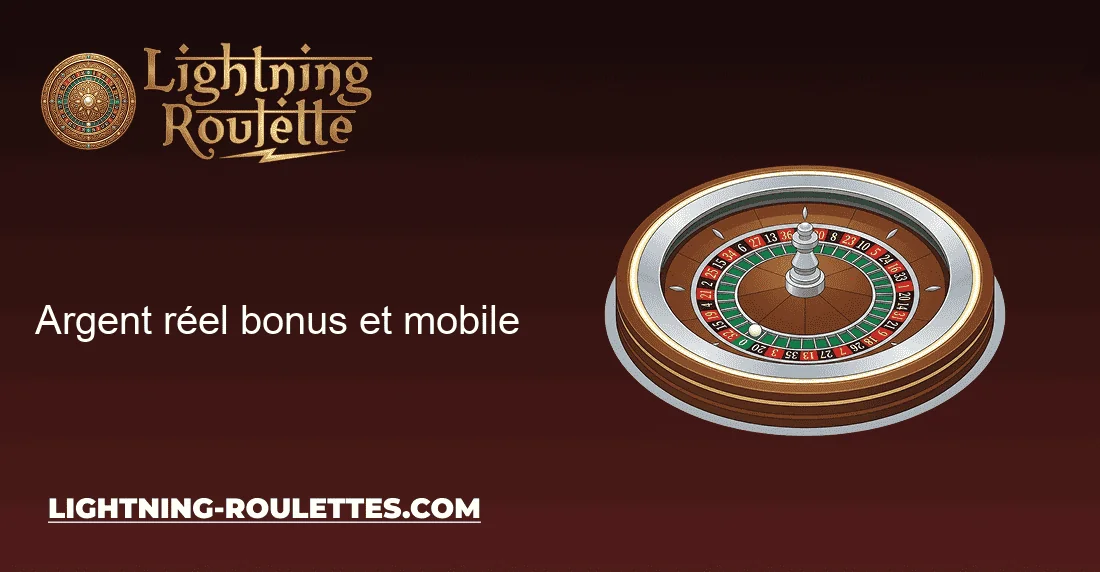 Argent réel bonus et mobile Argent réel bonus et mobile