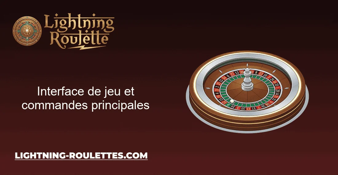 Interface de jeu et commandes principales