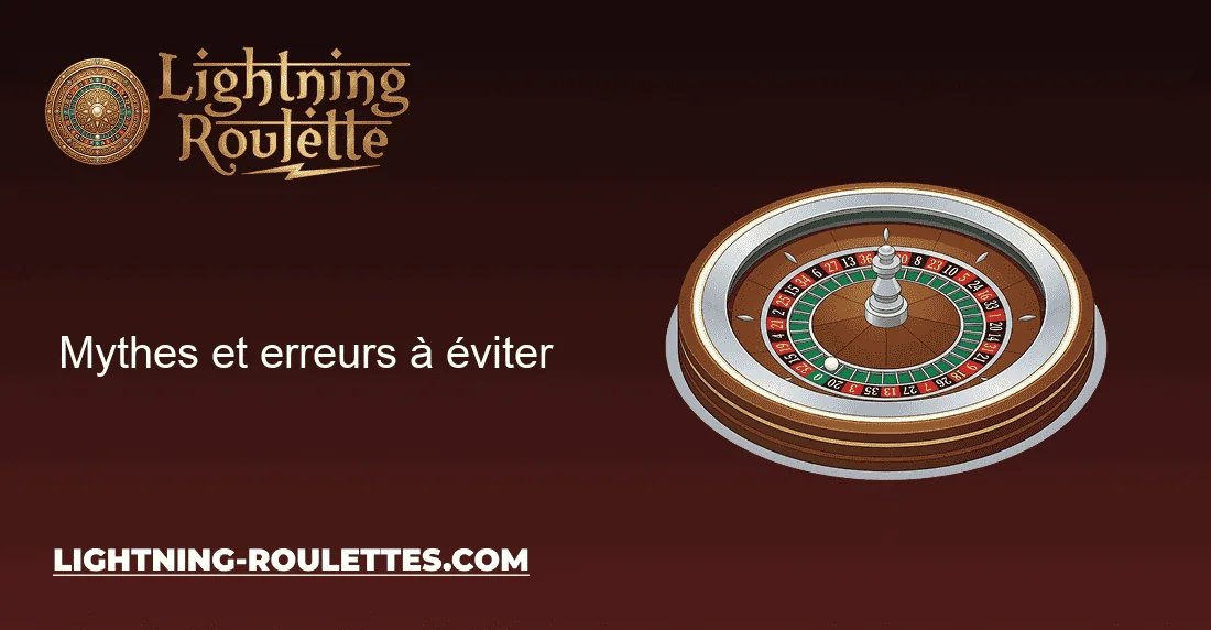 Mythes et erreurs à éviter